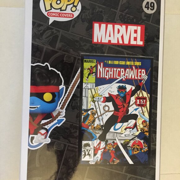 NEW Marvel Nightcrawler Figure Funko Pop Comic Cover Figure #49 - Picture 6 of 8